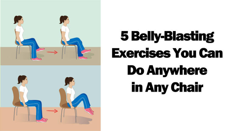 5 Belly-Blasting Exercises You Can Do Anywhere in Any Chair - WomenWorking