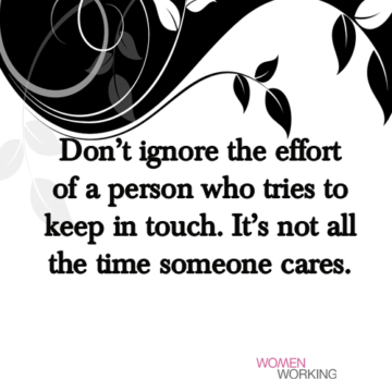 Don't ignore the effort - WomenWorking