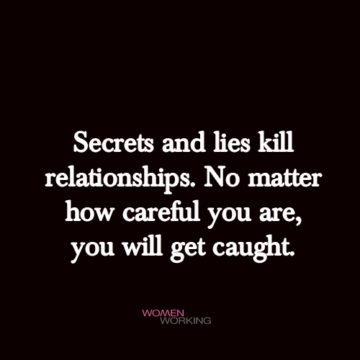 Secrets and Lies... - WomenWorking