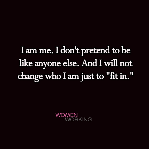 I am me - WomenWorking
