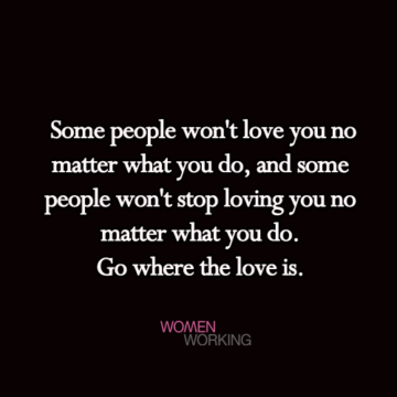 Go where the love is... - WomenWorking