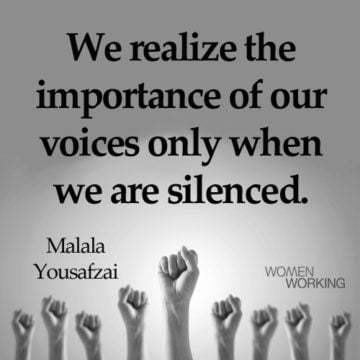 We realize the importance... - WomenWorking