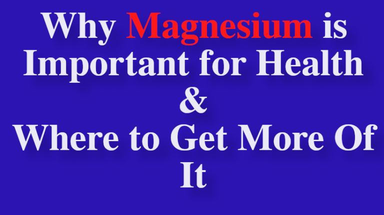 Why Magnesium Is Important For Health And How To Get More Of It Womenworking