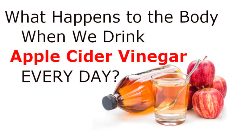 What Happens To The Body When We Drink Apple Cider Vinegar Every Day ...